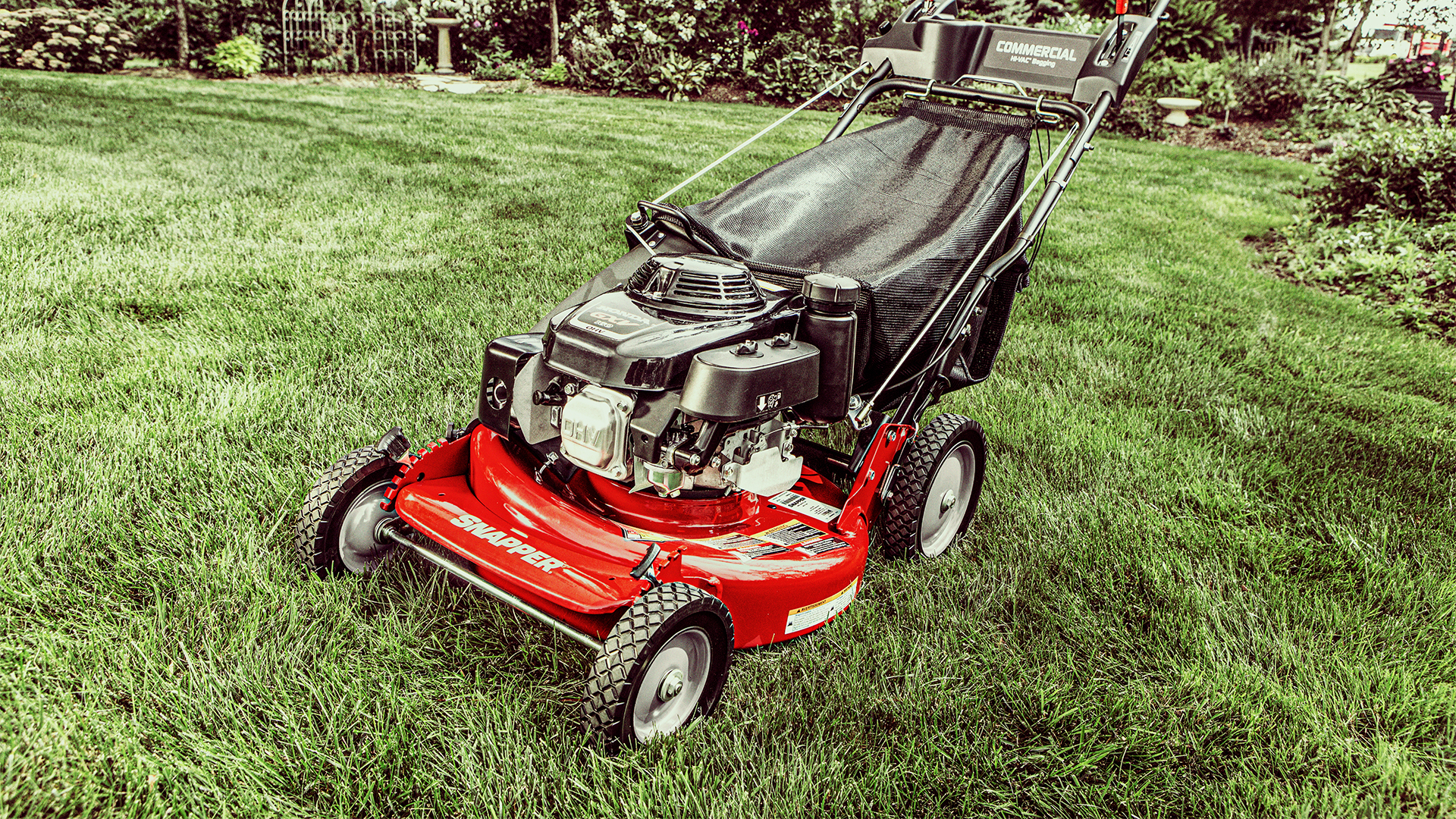 Commercial grade push hotsell mower